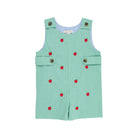 Critter Jack Keene Jon Jon - Broadcloth - Gibson Island Green Mini Gingham/Beale Street Blue/Apples from Anderson Parker