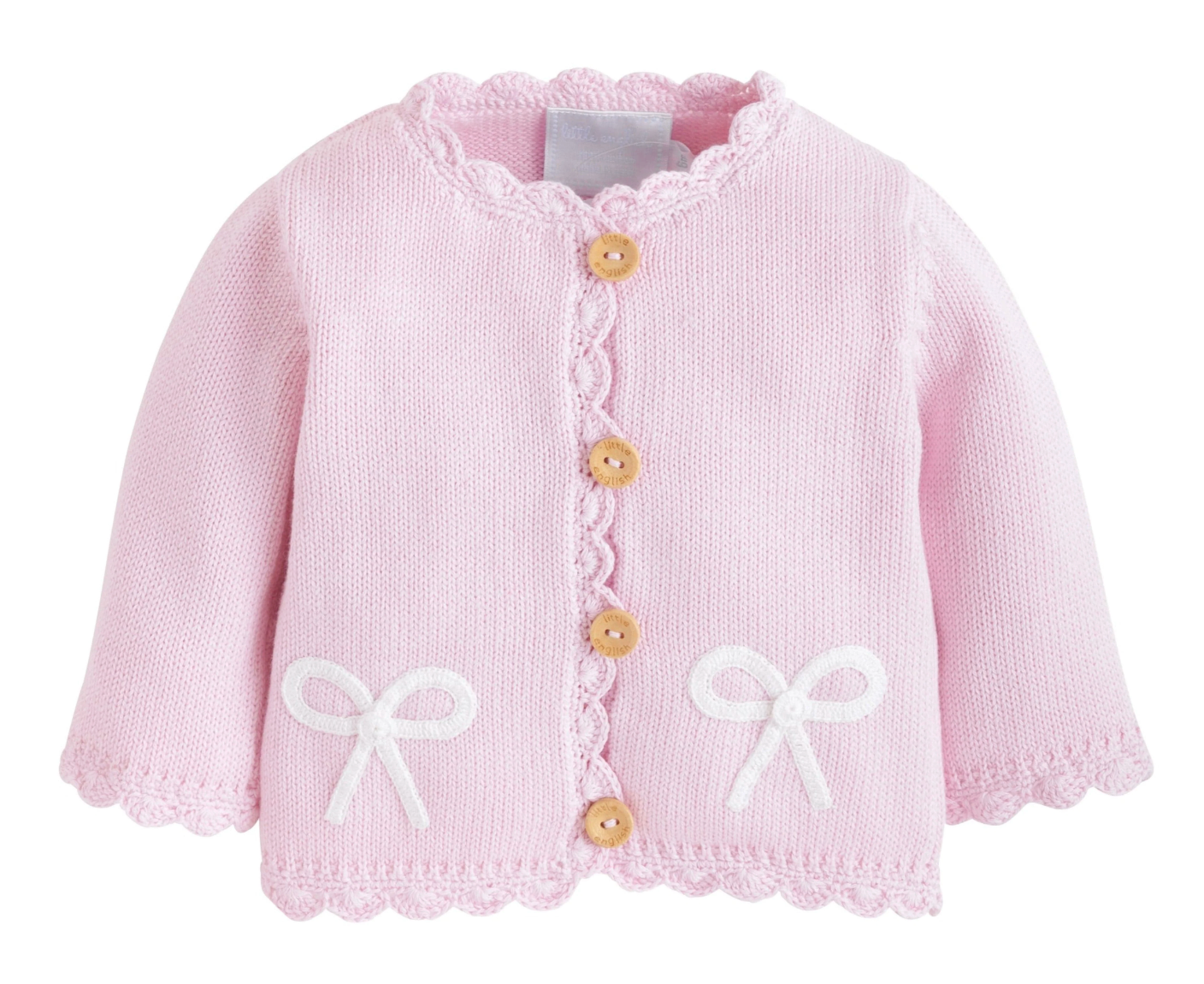Crochet Cardigan - Pink Bow from Anderson Parker