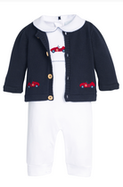 Crochet Cardigan - Race Cars from Anderson Parker