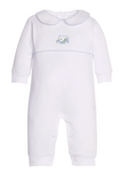 Crochet Playsuit - Blue Golf Cart from Anderson Parker