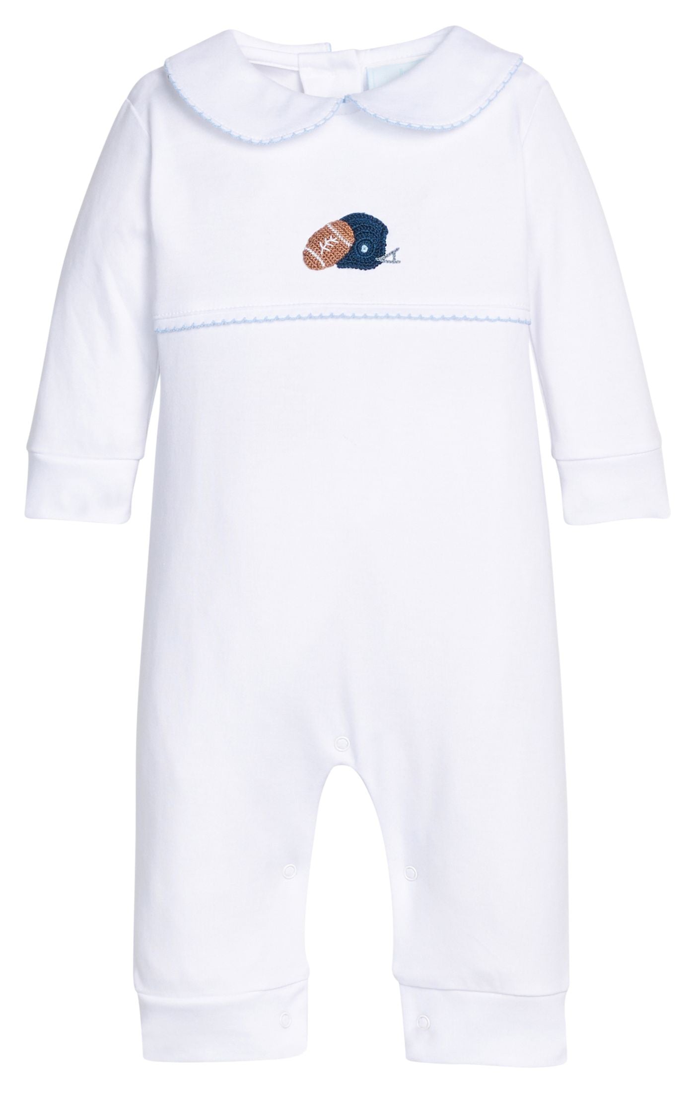 Crochet Playsuit - Football Helmet from Anderson Parker