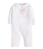 Crochet Playsuit - Pink Bow from Anderson Parker