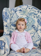 Crochet Playsuit - Pink Bow from Anderson Parker