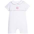 Crochet Ream Romper - Baseball from Anderson Parker