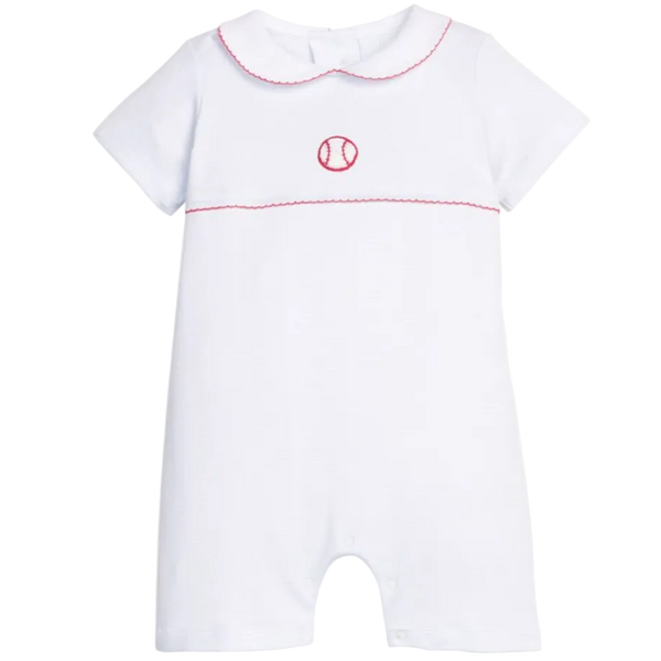 Crochet Ream Romper - Baseball from Anderson Parker