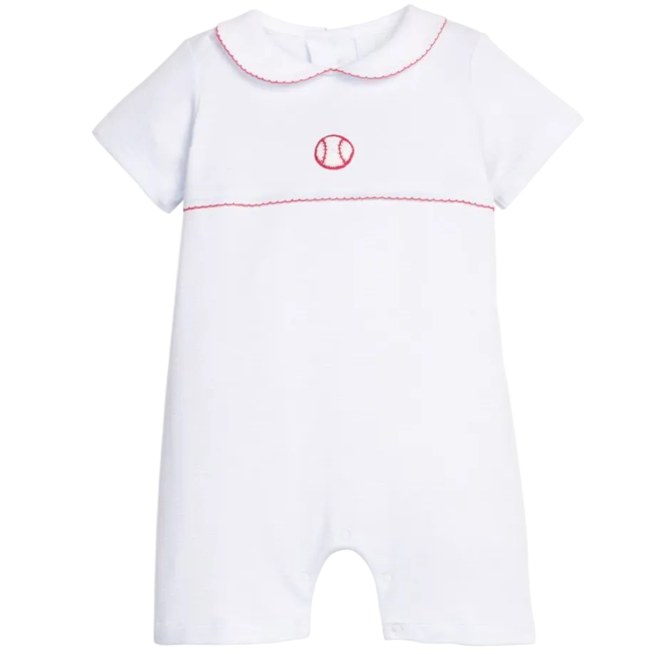 Crochet Ream Romper - Baseball from Anderson Parker