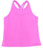 Cross Back Cotton Candy Top - Anderson Parker