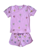 Crystal Hearts Short Set from Anderson Parker