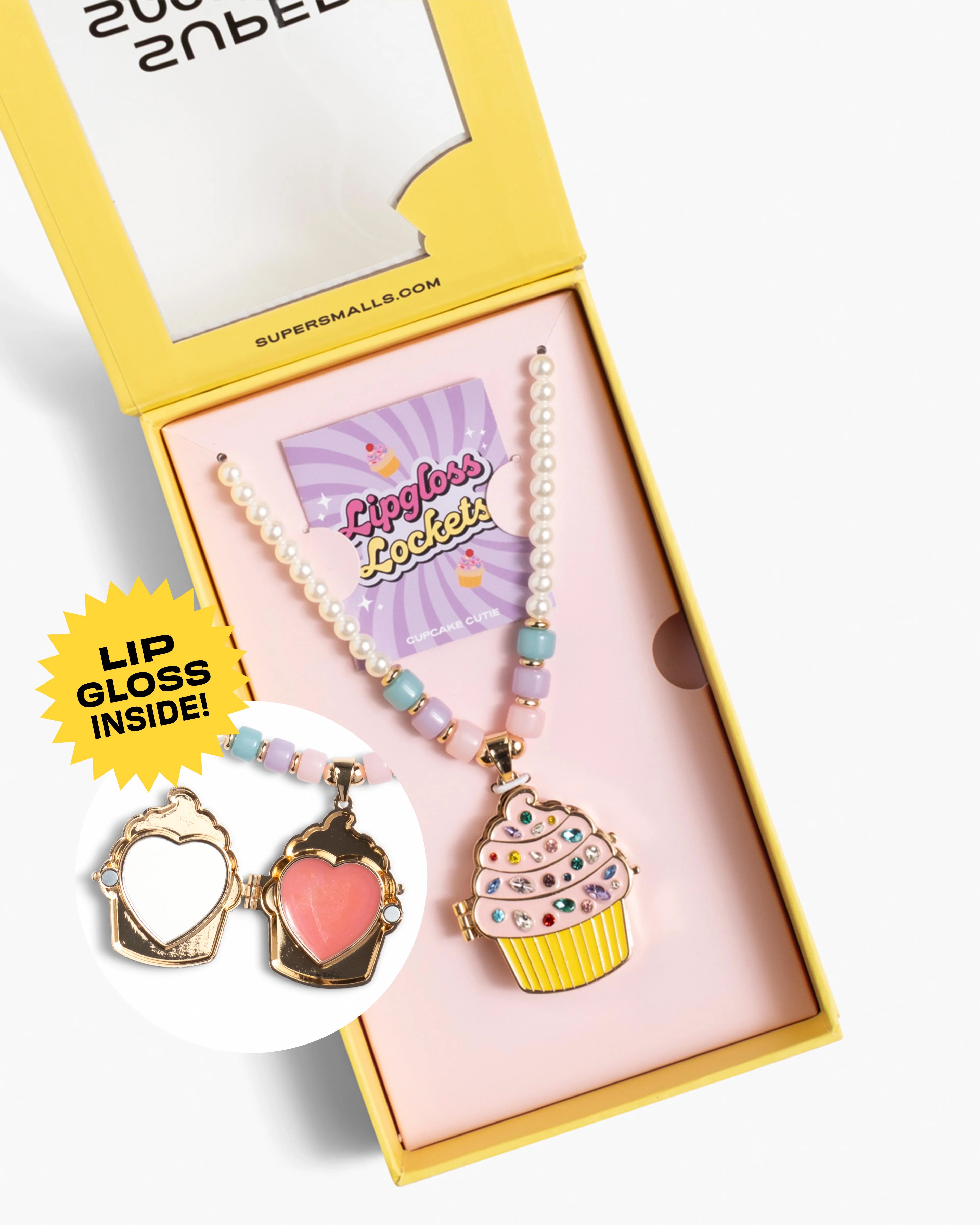 Cupcake Cutie Lipgloss Locket from Anderson Parker