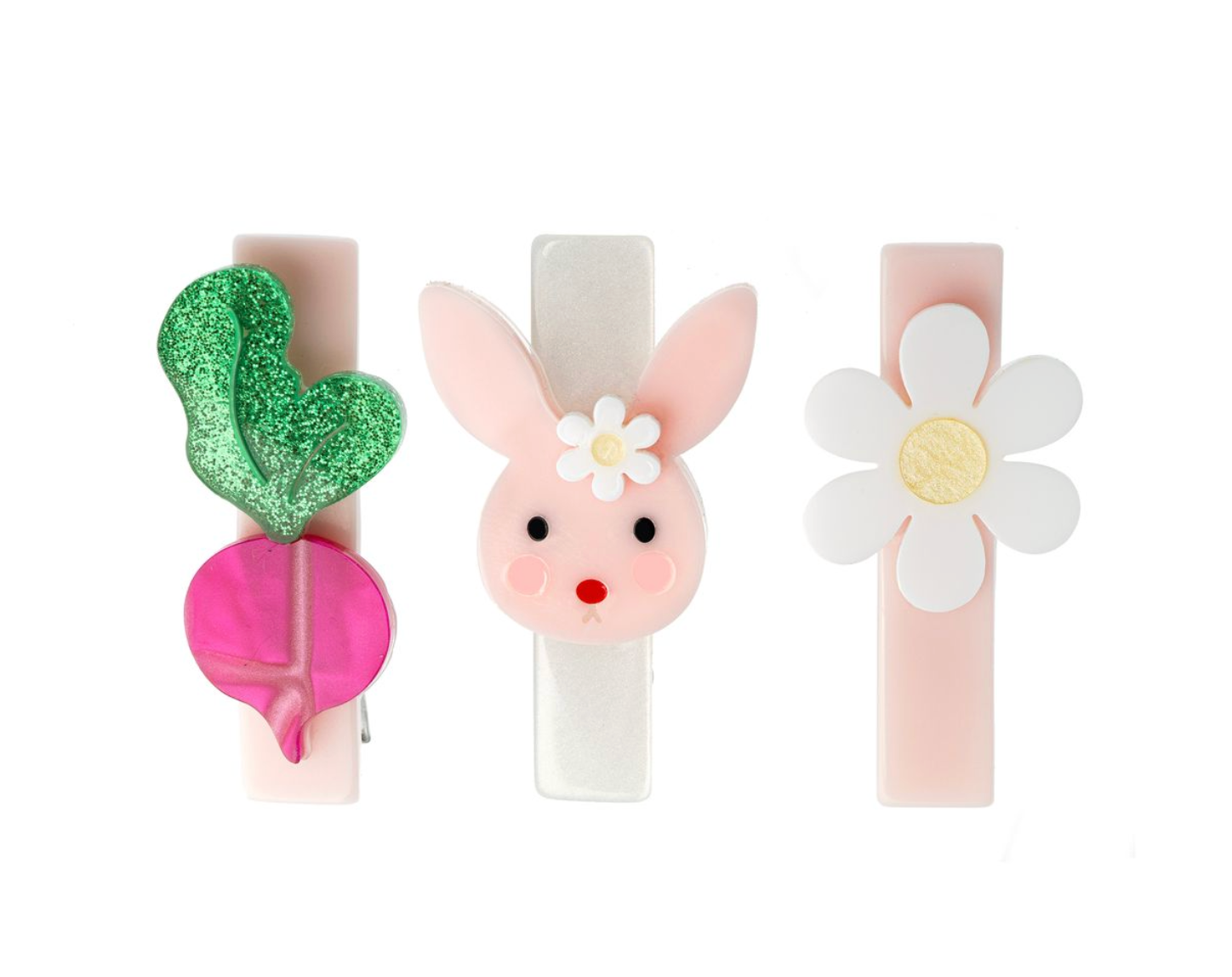 Daisy Bunny & Radish Hair Clips from Anderson Parker