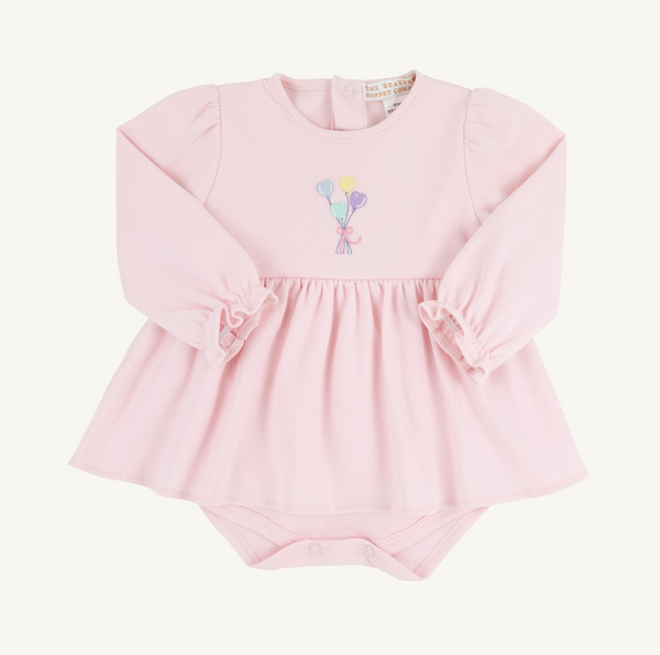 Daisy Diaper Cover Dress - Palm Beach Pink/Balloons from Anderson Parker