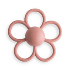 Daisy Rattle Teether- Dusty Rose from Anderson Parker