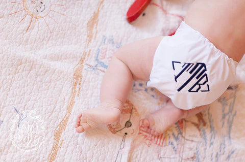 Dalton Diaper Cover - Worth Ave White - Anderson Parker