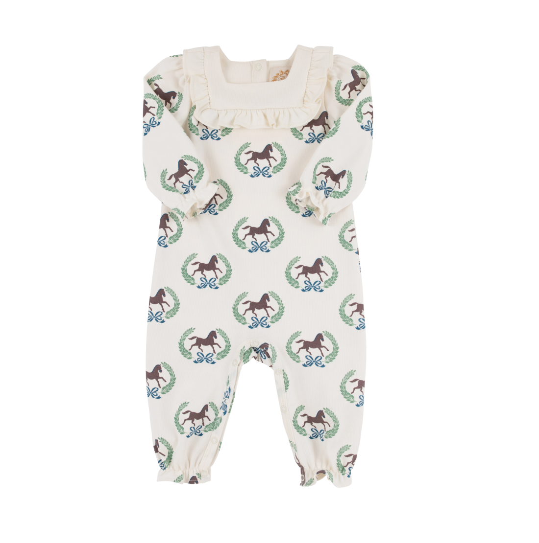 Darla Day Romper - Highland Horses/Palmetto Pearl from Anderson Parker