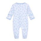 Darling Cowboy Boots Light Blue Print Zip Footie from Anderson Parker