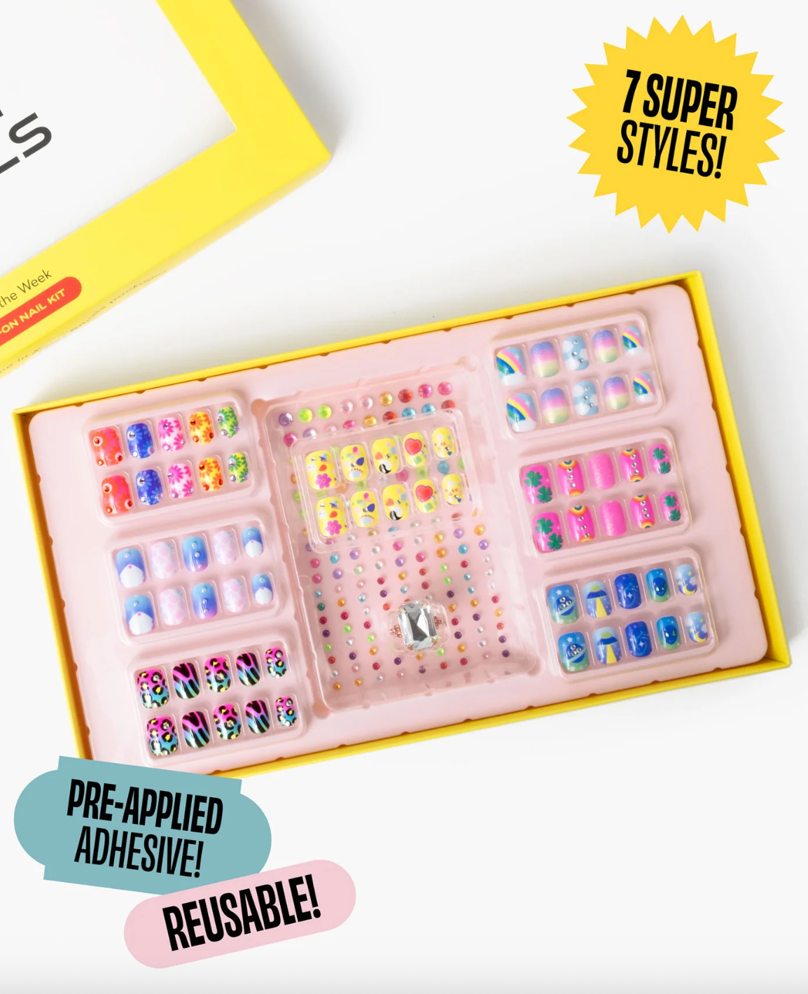 Days of the Week Press On Nail Kit from Anderson Parker