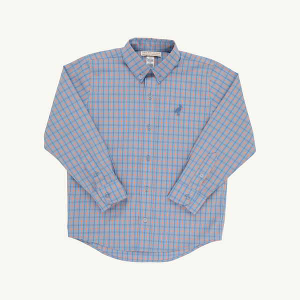 Dean's List Dress Shirt - Wheaton Windowpane/Nantucket Navy from Anderson Parker