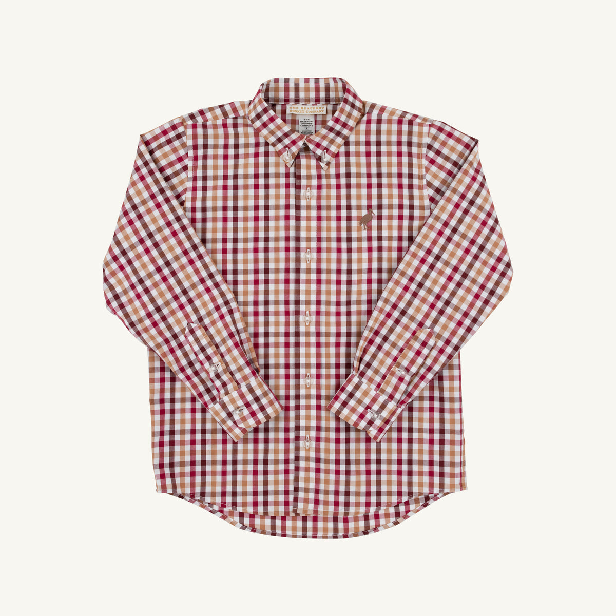 Deans List Dress Shirt - Easton Pond Plaid/Gray Bay Brown from Anderson Parker