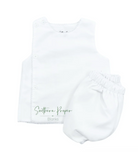 Diaper Set 2pcs - White from Anderson Parker