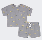 Diggers Print on Cement Short Set from Anderson Parker