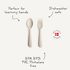 Dinnerware Fork and Spoon Set - Powder Blue from Anderson Parker