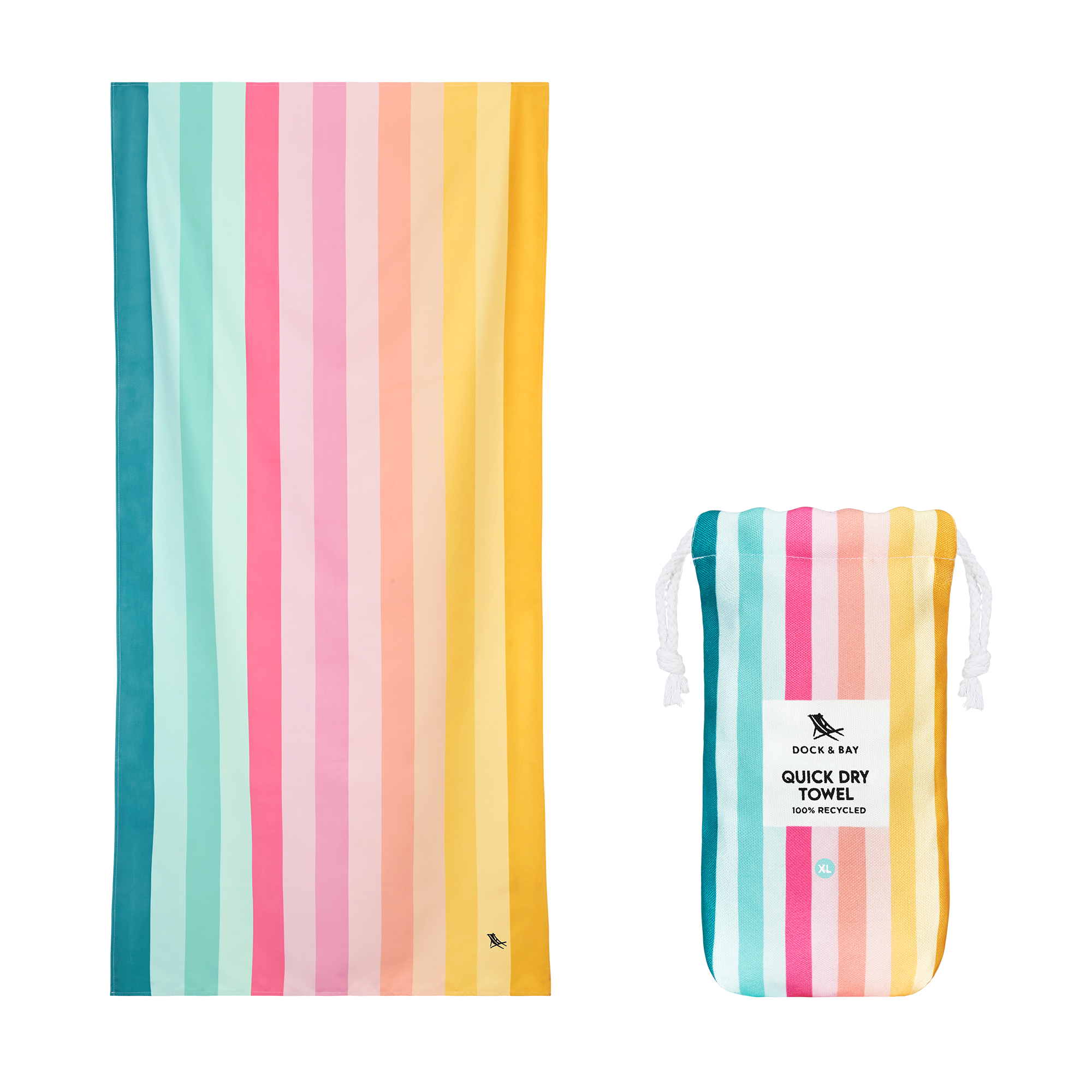Dock & Bay Quick Dry Towels - Summer - Coastal Candy from Anderson Parker