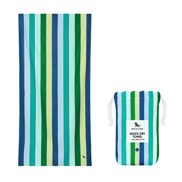 Dock & Bay Quick Dry Towels - Summer - Cool Lagoon from Anderson Parker