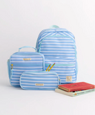 Don't Forget Your Backpack Backpack - Sarasota Sky Stripe with Sea Island Seafoam from Anderson Parker