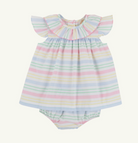 Dorothy Day Dress - Broadcloth - San Antonio Stripe/Hamptons Hot Pink from Anderson Parker