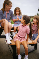 Dusty Pink/Maroon Dance Tee from Anderson Parker