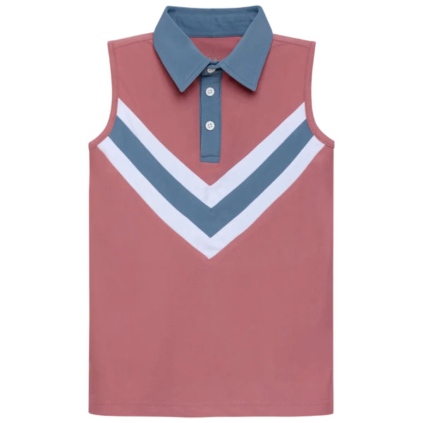 Dusty Pink/Slate Cheer Top from Anderson Parker