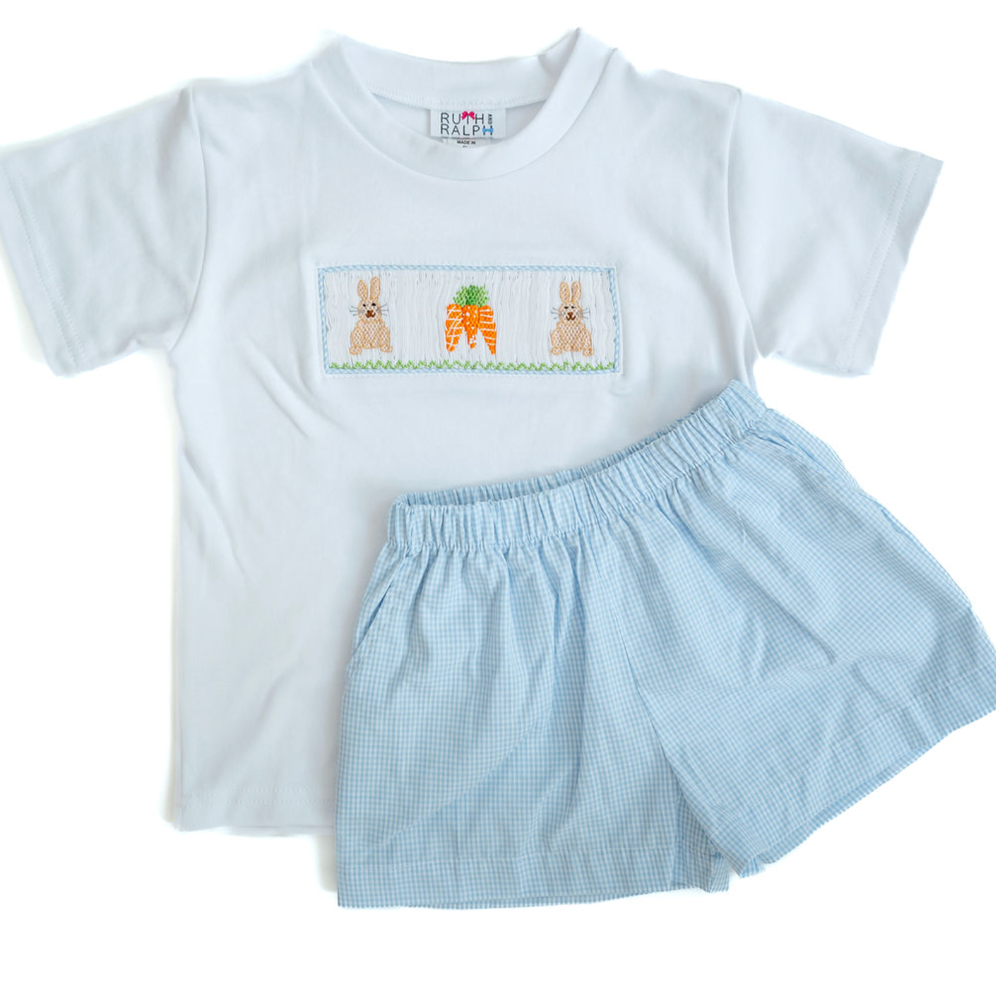 Easter Bunny & Carrots Beau T-shirt Set from Anderson Parker