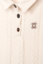Ecru Braided Polo from Anderson Parker