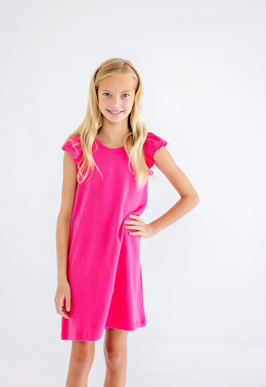 Ellen's Eyelet Dress - Palm Springs Punch from Anderson Parker