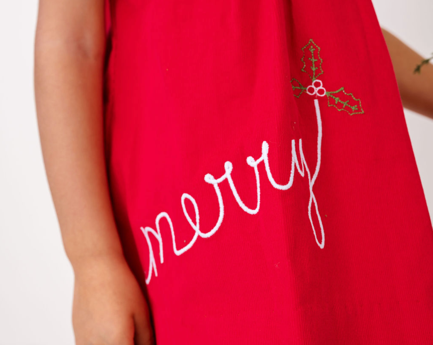 Eloise Dress High Point Red Corduroy - Merry from Anderson Parker