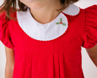 Eloise Dress High Point Red Corduroy - Merry from Anderson Parker