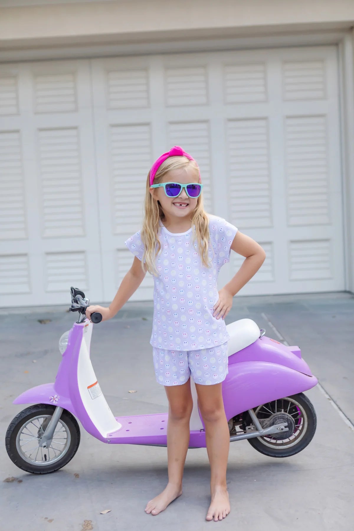 Emery Girls' Short Set - Preppy Smiles from Anderson Parker