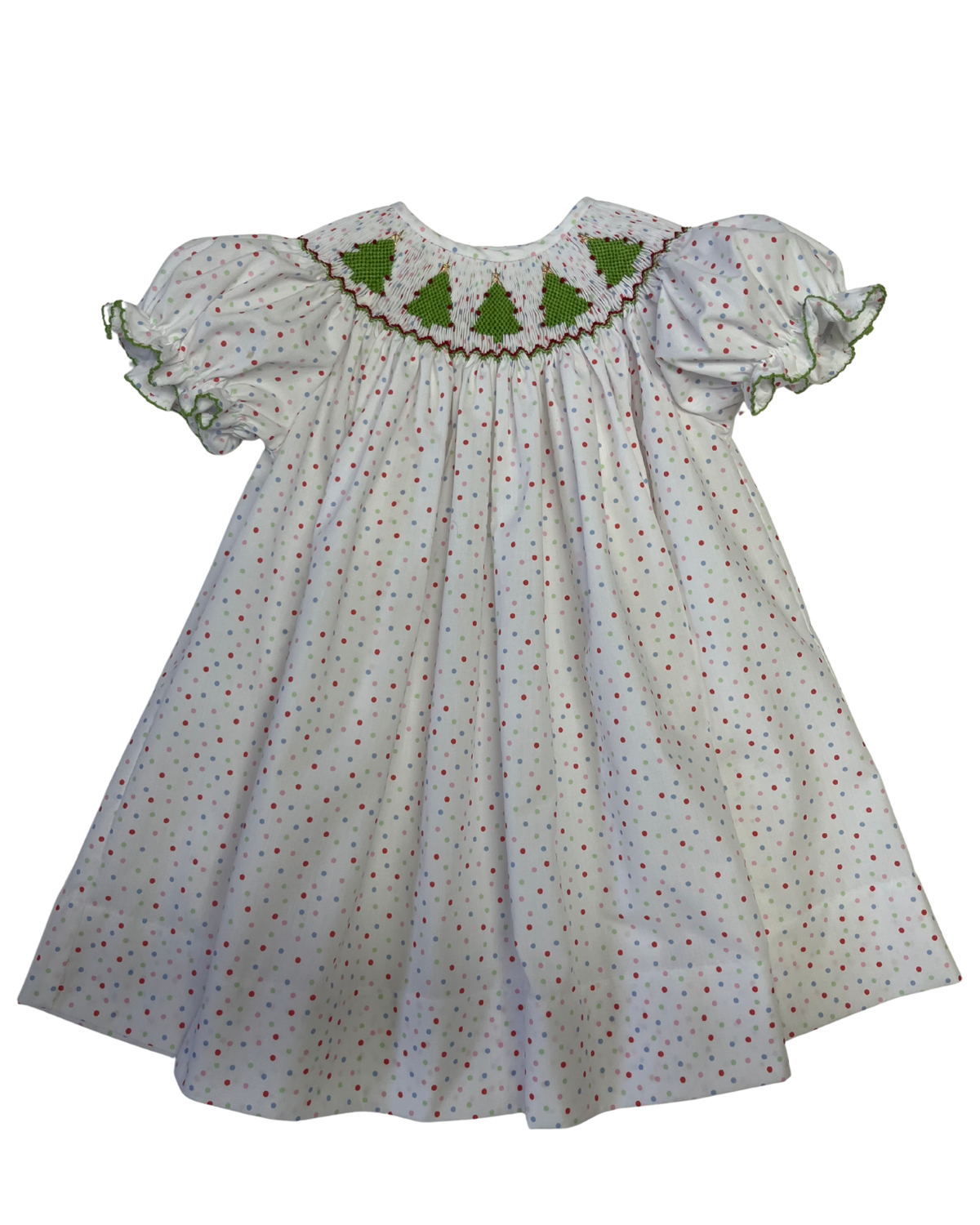 Emma Christmas Smocked Bishop Dress from Anderson Parker