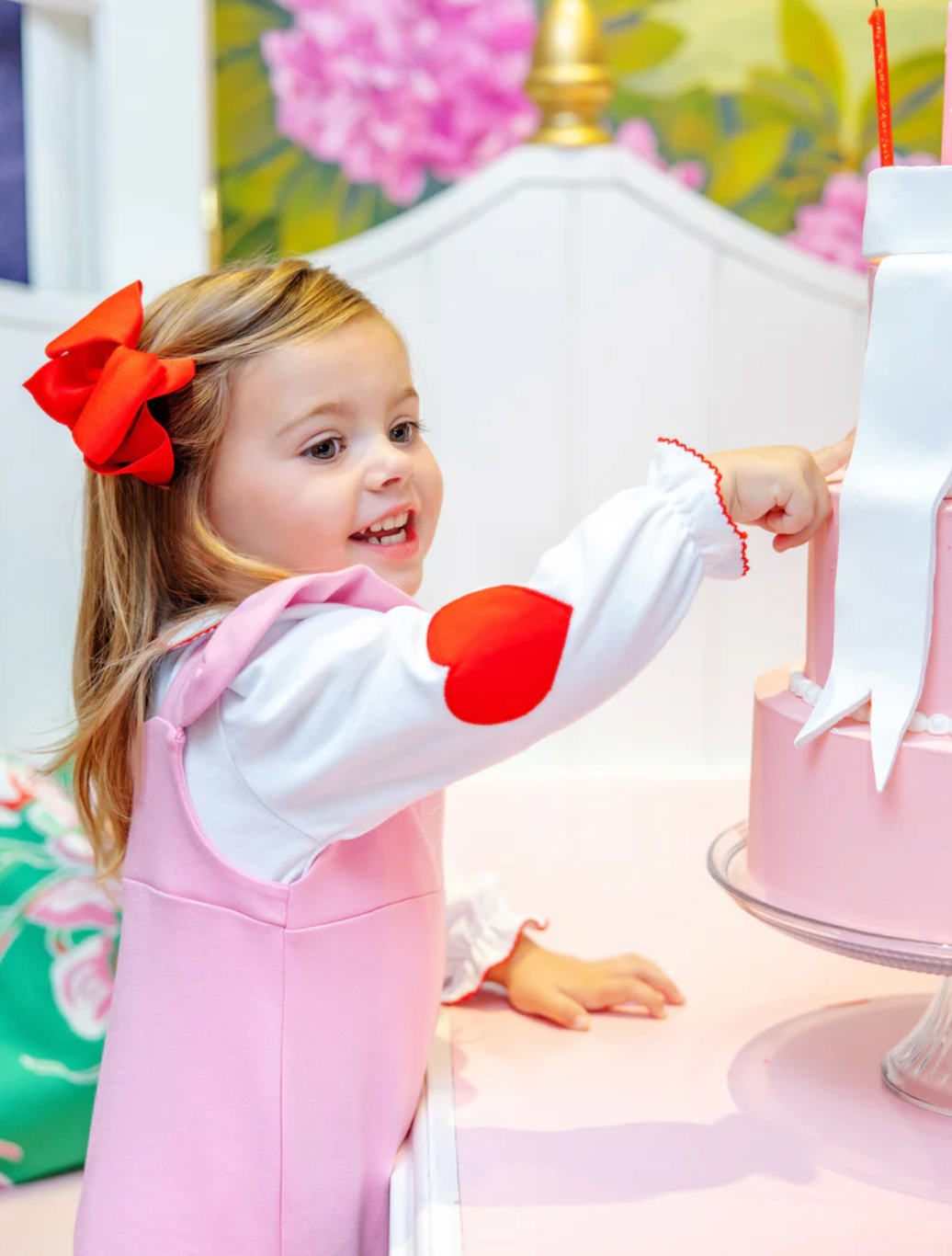 Emma`s Elbow Patch Top - Richmond Red from Anderson Parker