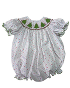 Emmie Christmas Smocked Bubble from Anderson Parker