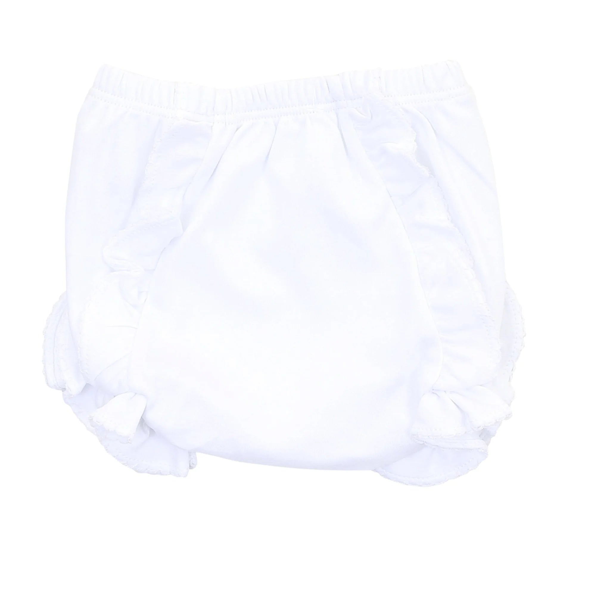 Essentials Monogram Diaper Cover with White Trim from Anderson Parker