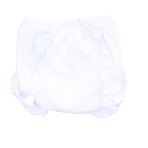 Essentials Monogram Diaper Cover with White Trim from Anderson Parker
