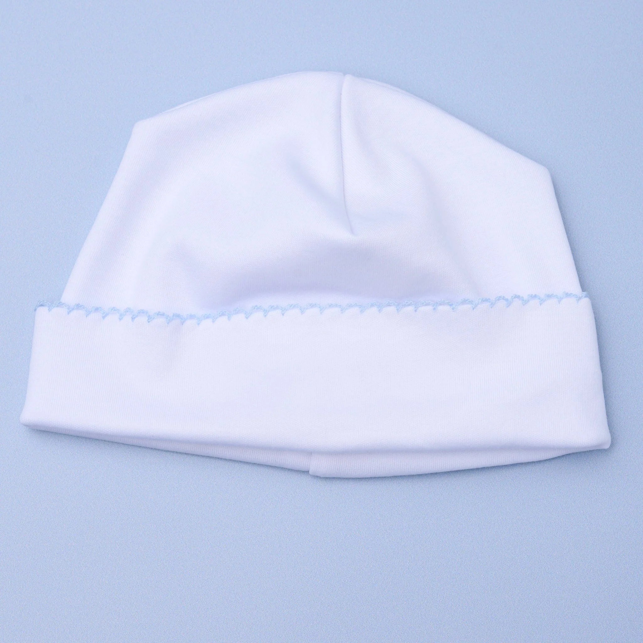 Essentials White Hat with Blue Trim from Anderson Parker