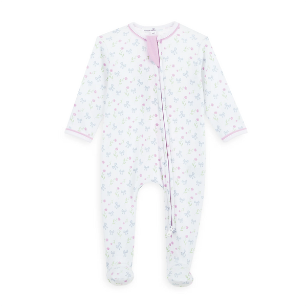 Evelyn's Classics Print Zip Footie from Anderson Parker