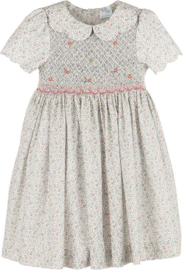 Fall Blossom Smock Dress - Pink from Anderson Parker