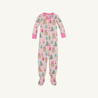 Fallon Footie Pajamas - Christmas Coloring Contest/Winter Park Pink from Anderson Parker