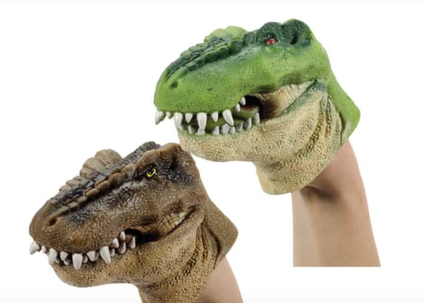 Fierce Dinosaur Hand Puppet - Assorted from Anderson Parker