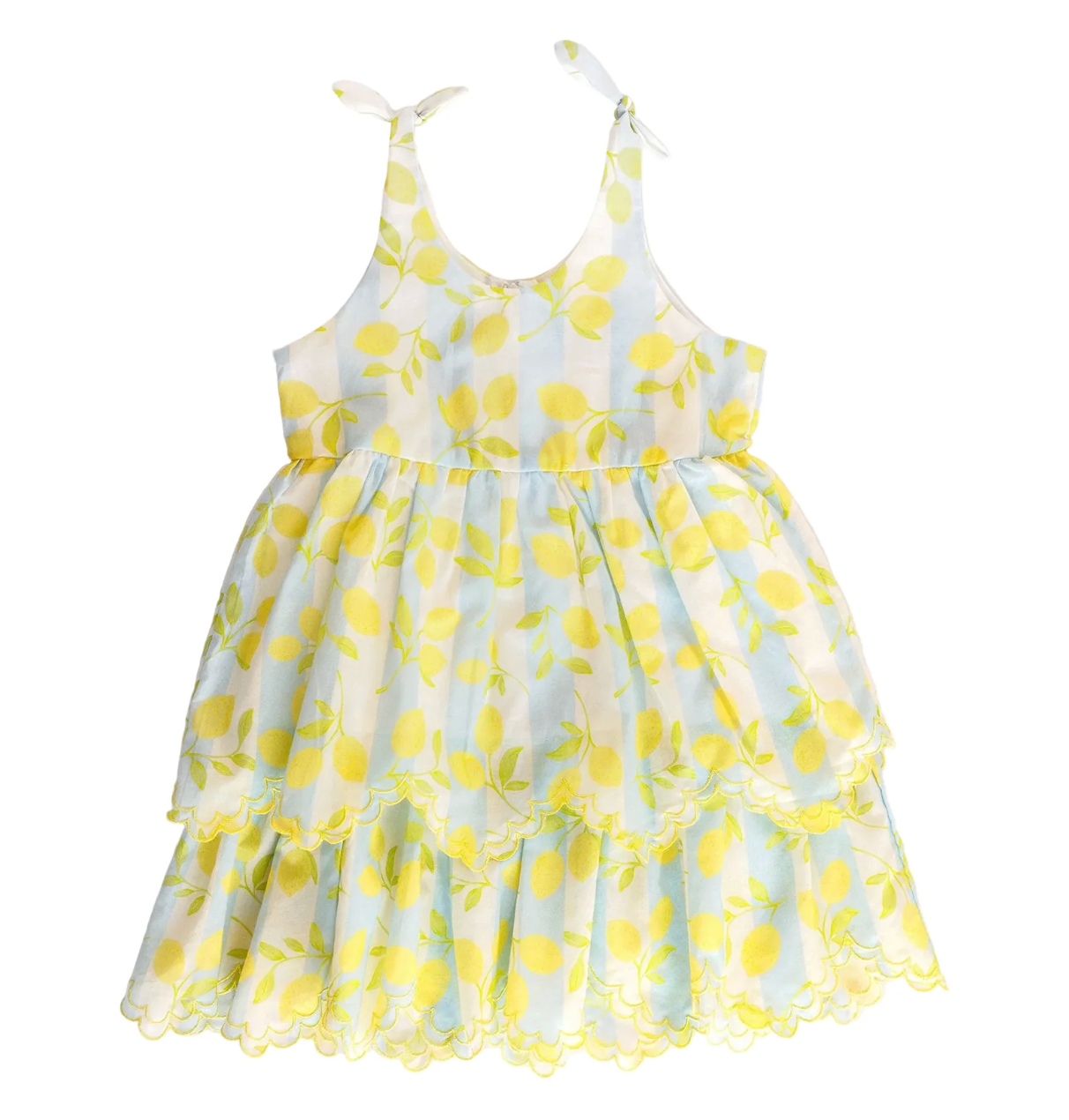 Finley Dress - Blue Lemons from Anderson Parker