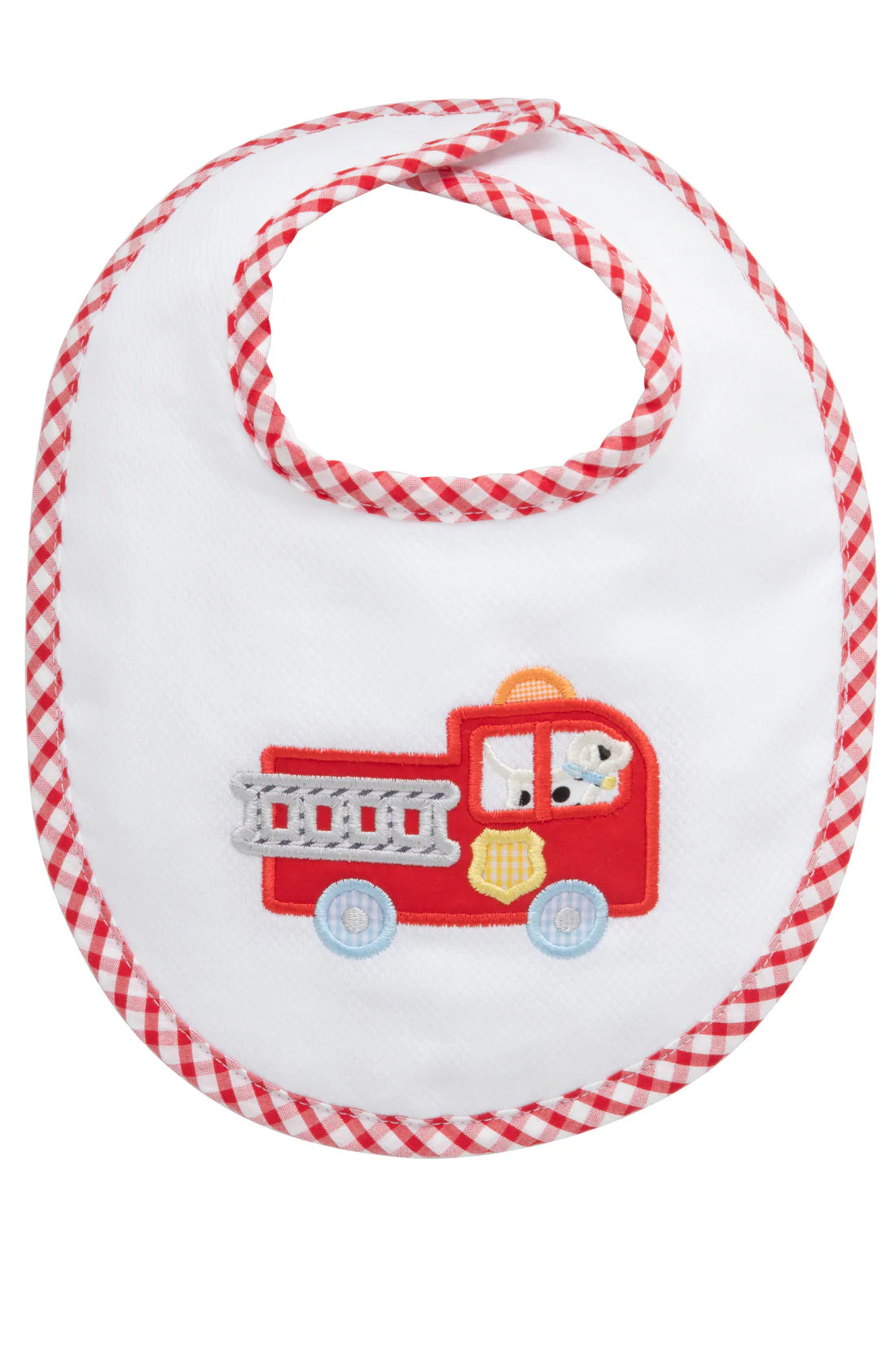 Firetruck Applique Bib from Anderson Parker