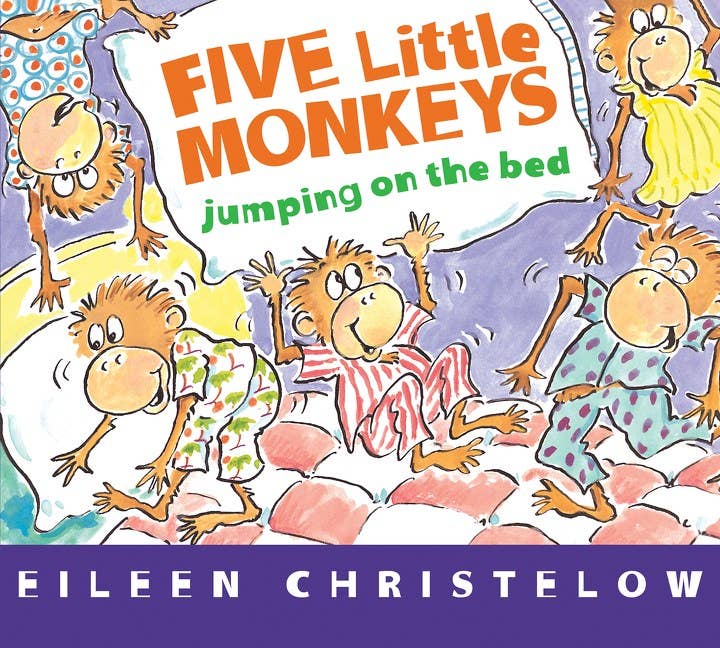 Five Little Monkeys Jumping on the Bed Board Book from Anderson Parker